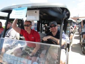 golfers in golf carts1
