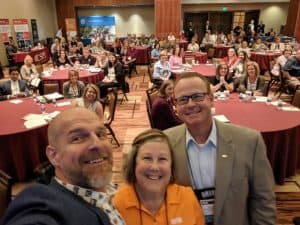 Eric Cook Donna Harden Chris Bryan selfie at the MIB Community Banking Conference