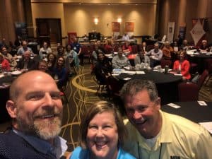eric cook selfie donna tim and attendees