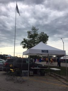 MIB Tent at tailgate